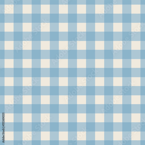 Seamless pattern of plaid. check fabric texture. striped textile print. Checkered gingham fabric seamless pattern