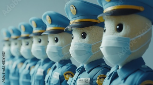 Safety Awareness Characters in Soft Indoor Setting