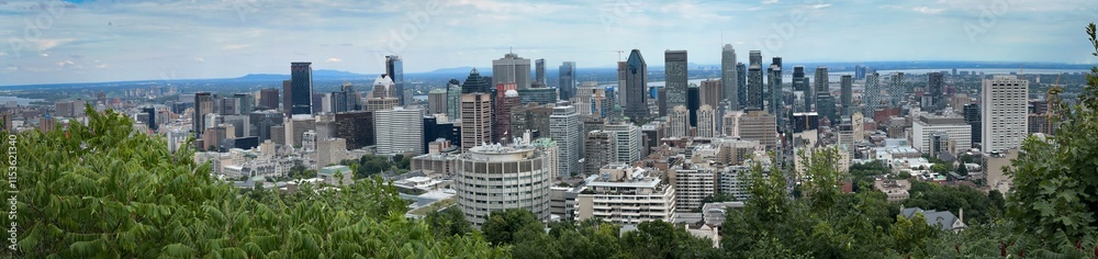 Fototapeta premium Vue panoramique de Montréal