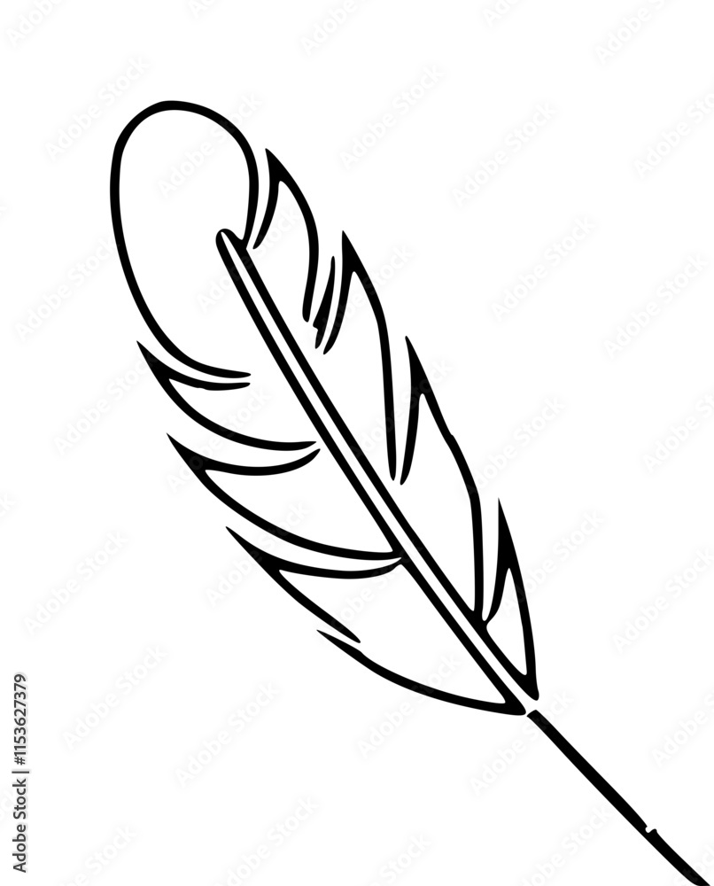 Obraz premium feather