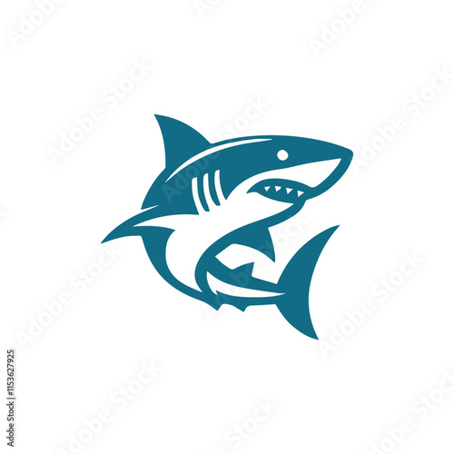 Iconic shark logo 