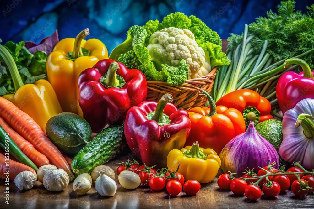 Vibrant Fresh Vegetables: Healthy Eating Photography Vibrant Fresh Vegetables: Healthy Eating Photography