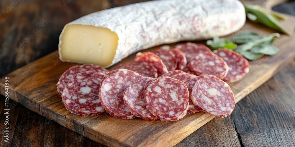 Delicious soft salami paired with creamy cheese salami creates the perfect combination for any charcuterie board. Indulge in the rich flavors of soft salami and cheese salami together. Delicious soft salami paired with creamy cheese salami creates the perfect combination for any charcuterie board. Indulge in the rich flavors of soft salami and cheese salami together.