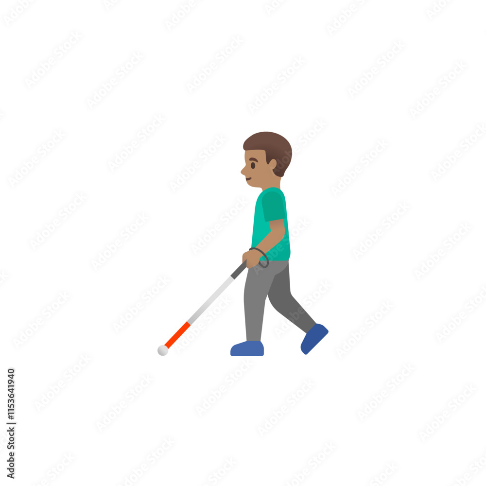 Person with Cane Emoji
Person with Cane Emoji