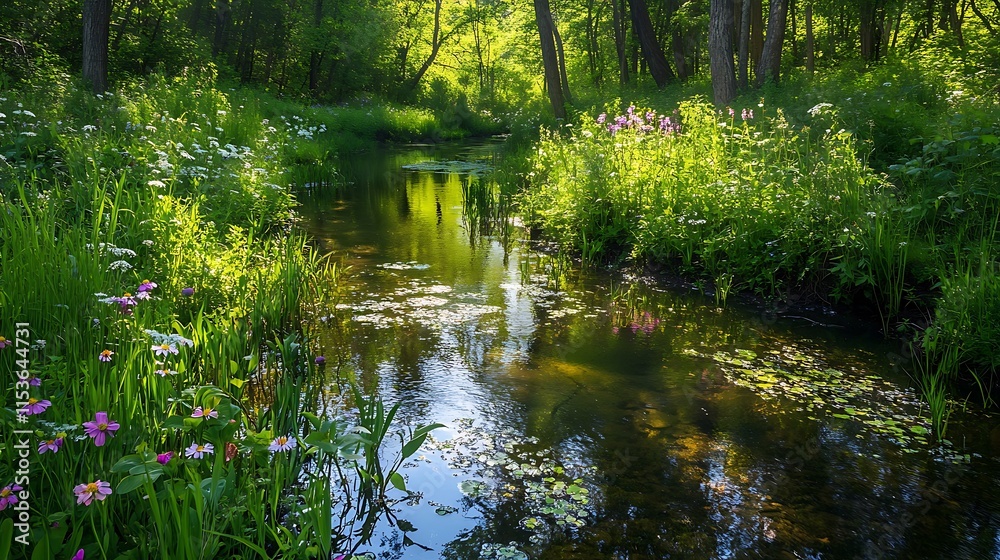 pond in the forest pond in the forest