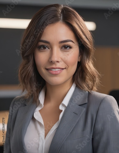 portrait of a businesswoman in office