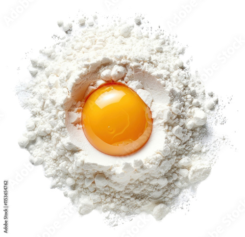 PNG Egg powder flour food. photo