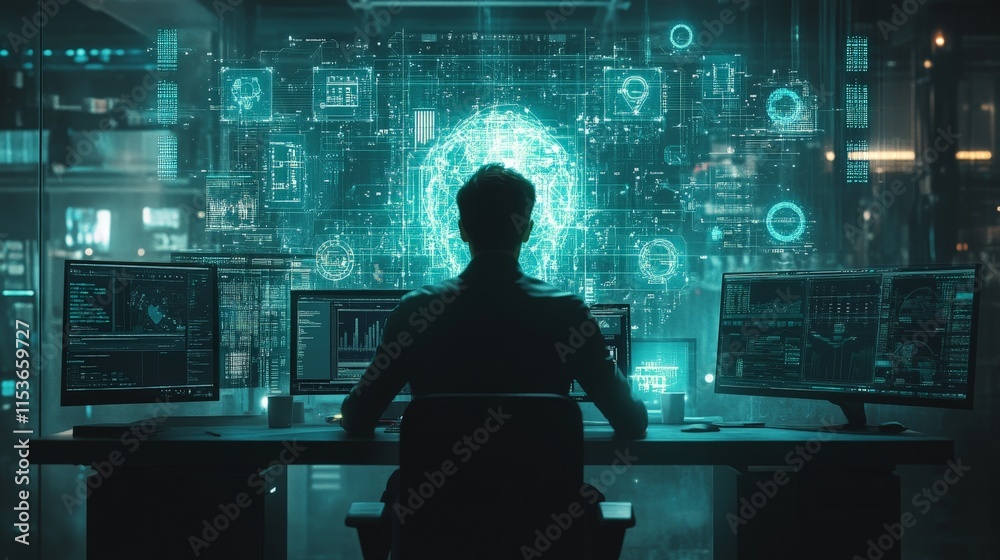 Immersive Tech Professional Office Workspace Immersive Tech Professional Office Workspace