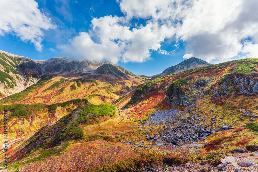 Autumn in Tateyama Kurobe Alpine Route Autumn in Tateyama Kurobe Alpine Route
