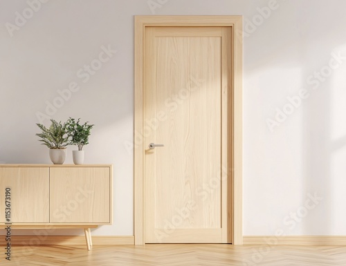room with door