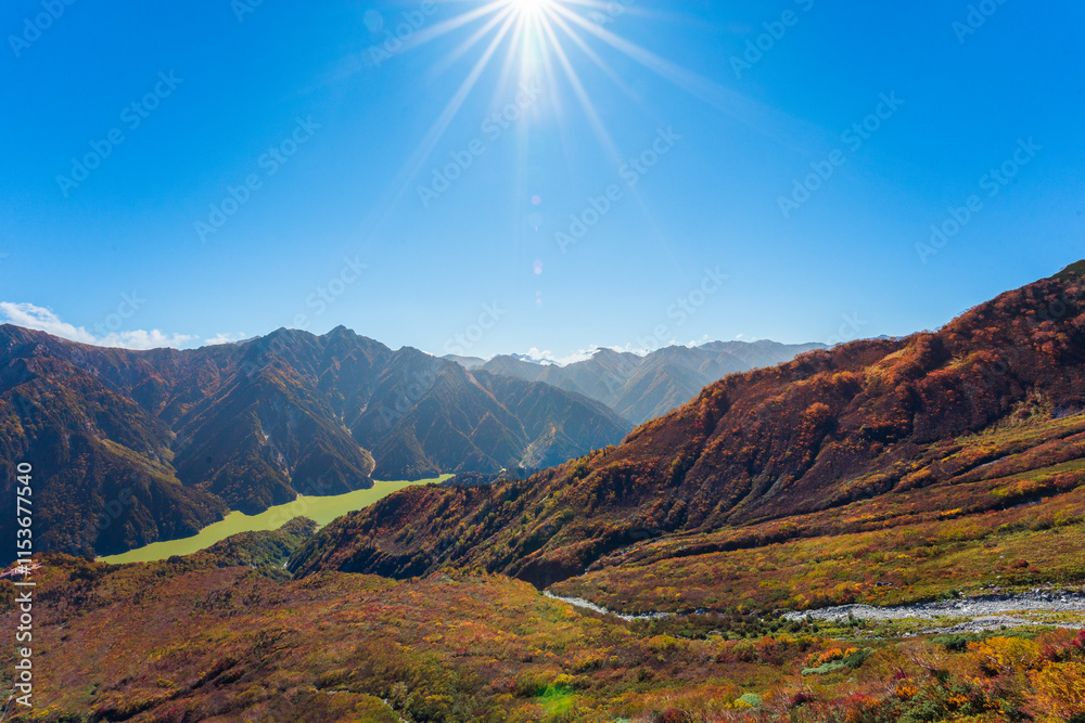 Autumn in Tateyama Kurobe Alpine Route Autumn in Tateyama Kurobe Alpine Route
