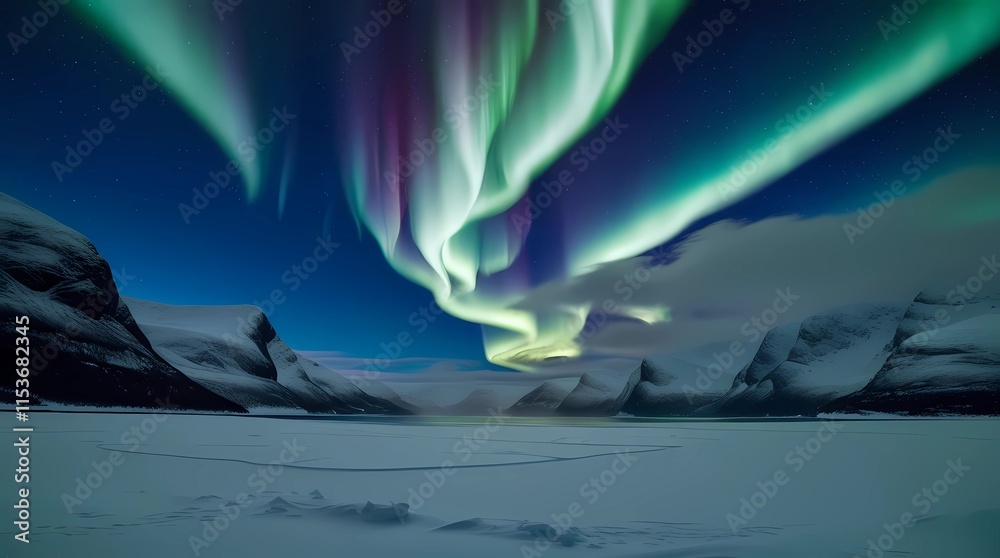 Naklejka premium iceberg in polar regions