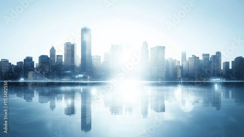 Urban Skyline with Natural Lighting and High Contrast