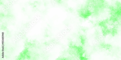 green watercolor paper textured illustration with splashes, Seamless and abstract green white grunge texture with green stains,Creative paint gradients, splashes and stains for presentation and cover.