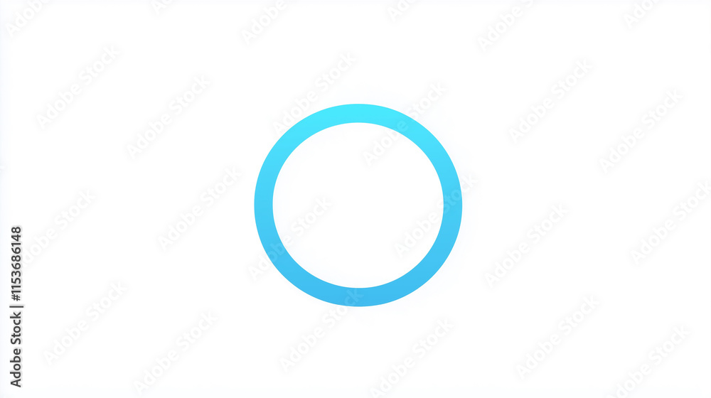 Blue rings on white background Blue rings on white background