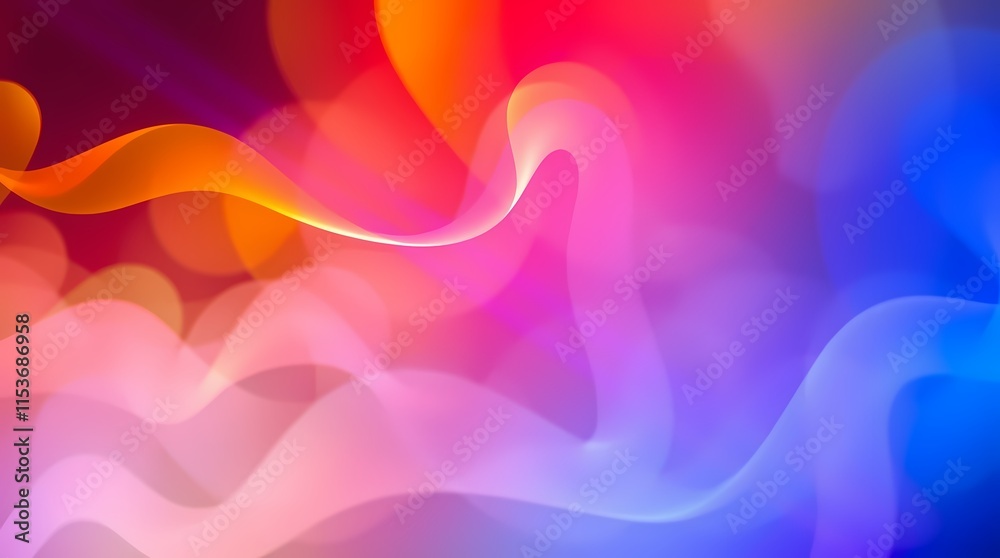 Fototapeta premium Vibrant Abstract Background with Bold Colors and Dynamic Patterns.