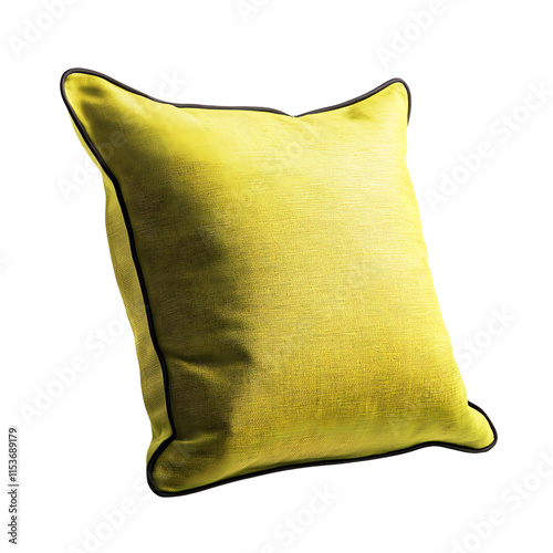 cushion isolated on white background full depth of field 