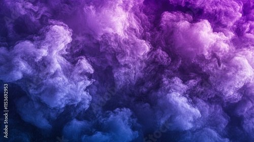 Quantum Particle Cloud Formations in Twilight: Deep Indigo to Violet Gradient Highlights Sharp Particle Interactions in a Stunning Atmospheric Scene. Discovery Focus.