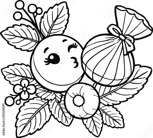 Kawaii Delights Sweet Treats Coloring Fun for Kids, Sugar & Smiles Kawaii Desserts to Color, Kawaii Candyland: Cute Sweet Treats Coloring Pages
