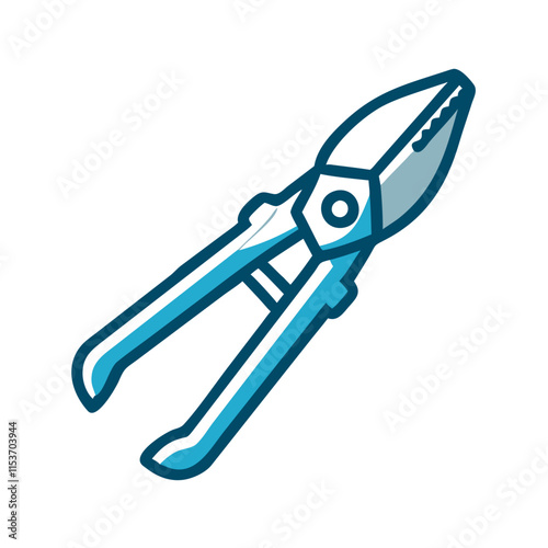 Illustration of wire cutters on transparent background