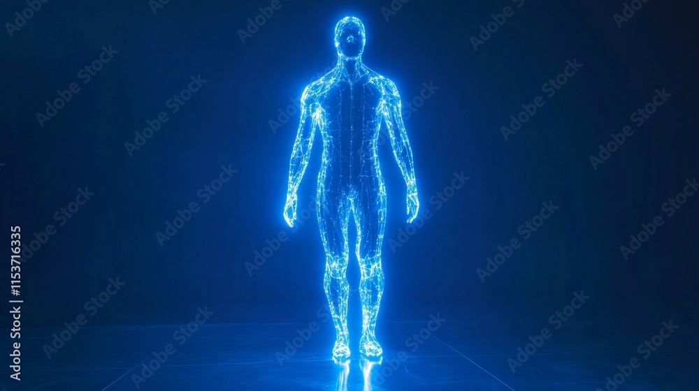 Abstract Human Anatomy Digital Art - A Stunning Visual Representation of the Human Body Abstract Human Anatomy Digital Art - A Stunning Visual Representation of the Human Body