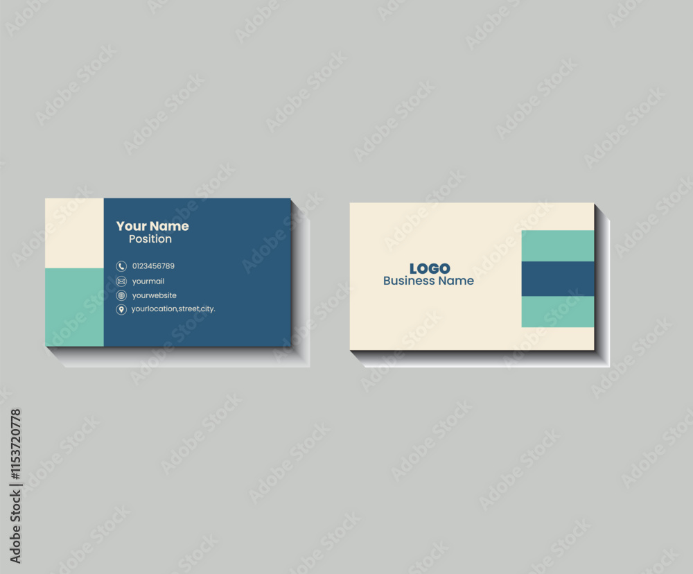 Creative Business card design template, Clean professional business card template, visiting card, business card template. Creative Business card design template, Clean professional business card template, visiting card, business card template.