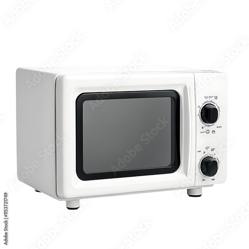 microwave isolated on white background full depth of field 
