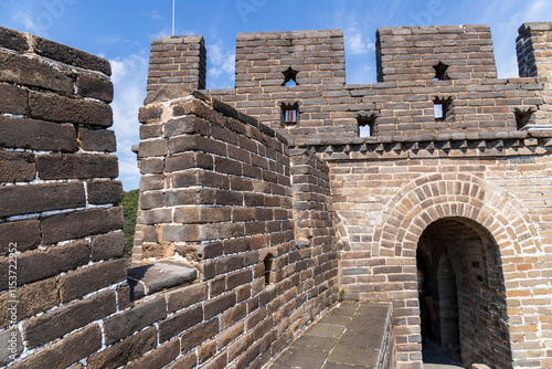 Badaling Great Wall ancient architecture in Beijing, China