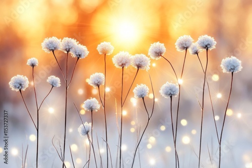 flowers in the wind