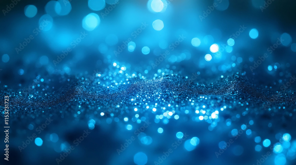 Blue Light Reflections and Abstract Background Blue Light Reflections and Abstract Background
