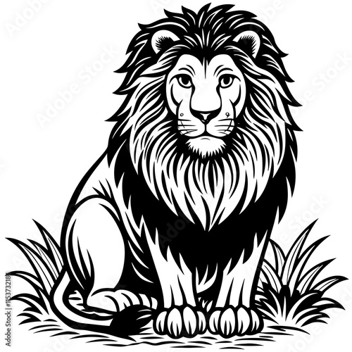 lion illustration photo