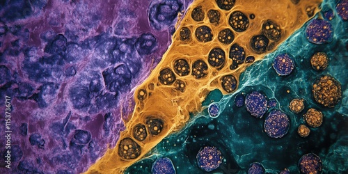 Lynch syndrome testing of colon cancer tissue is crucial for diagnosis. The top panel displays routine H E staining, while the bottom panel illustrates immunohistochemistry IHC staining for mismatch
