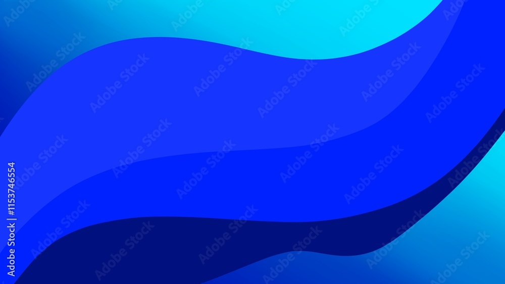 Fototapeta premium blue curved abstract background design, blue abstract background, beautiful background, horizontal background