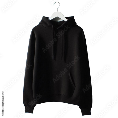 soft oversized hoodie isolated on transparent background