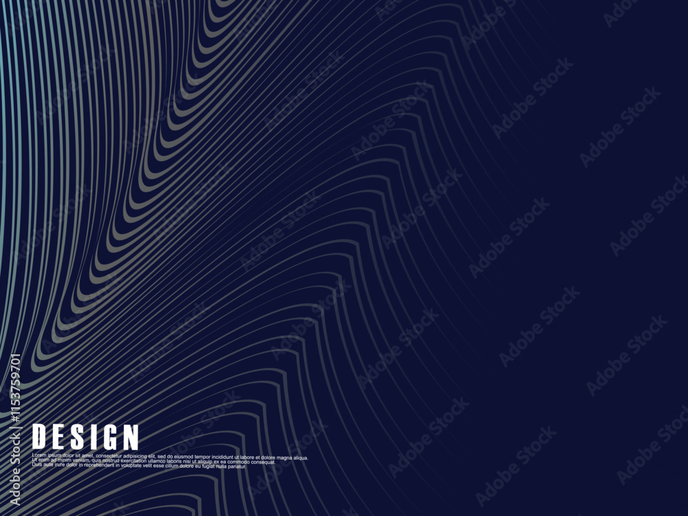Premium blue background design with curved line pattern. Vector template for digital luxury banner, invitation, voucher, certificate, etc. Premium blue background design with curved line pattern. Vector template for digital luxury banner, invitation, voucher, certificate, etc.