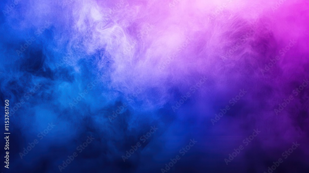 atmospheric dark abstract background with cosmic nebula effect in deep purple and electric blue with film grain texture atmospheric dark abstract background with cosmic nebula effect in deep purple and electric blue with film grain texture