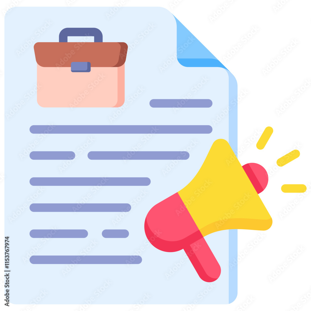 Obraz premium Advertising Icon