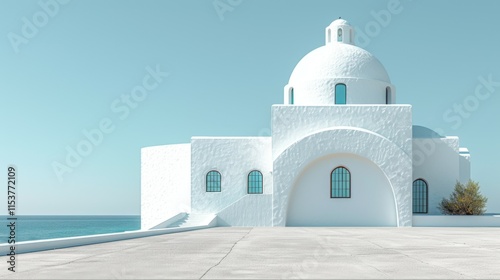 A white dome building Artist nameArt Formpainting,photograph by Vincent photo