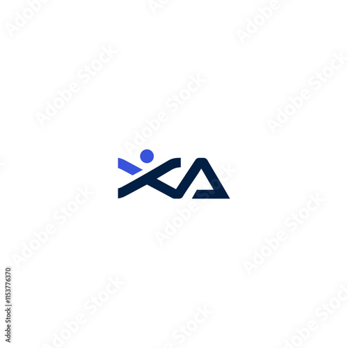 Free Download XA logo monogram. Minimalist and timeless design. Usable for Business sport, technology, fashion, digital And future creative - GFXLoad