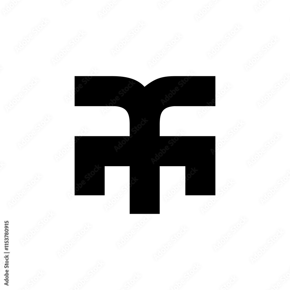 Fototapeta premium TM or MT abstract professional business logo design