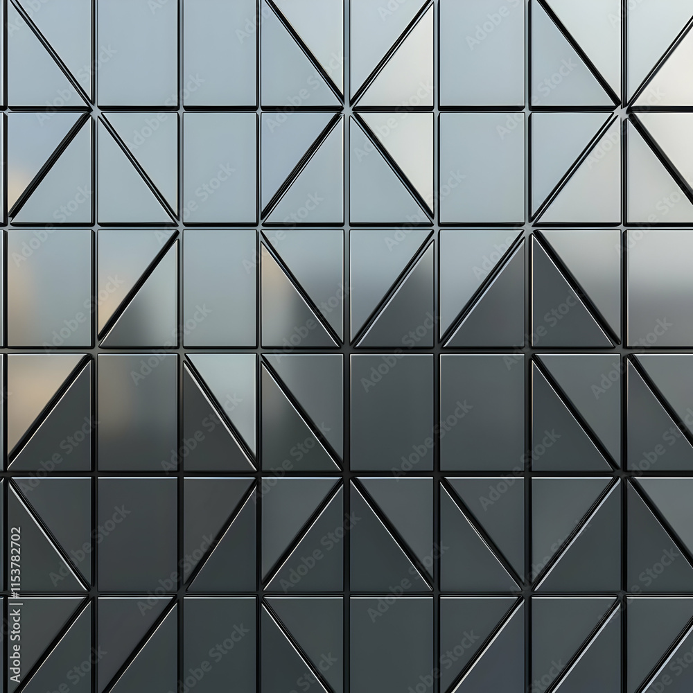 Abstract 3D Dark Triangles Background Abstract 3D Dark Triangles Background
