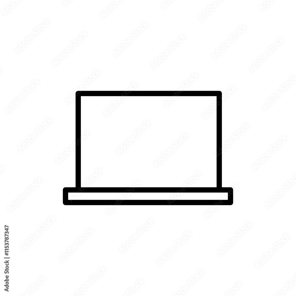 Laptop icon vector. computer sign and symbol Laptop icon vector. computer sign and symbol