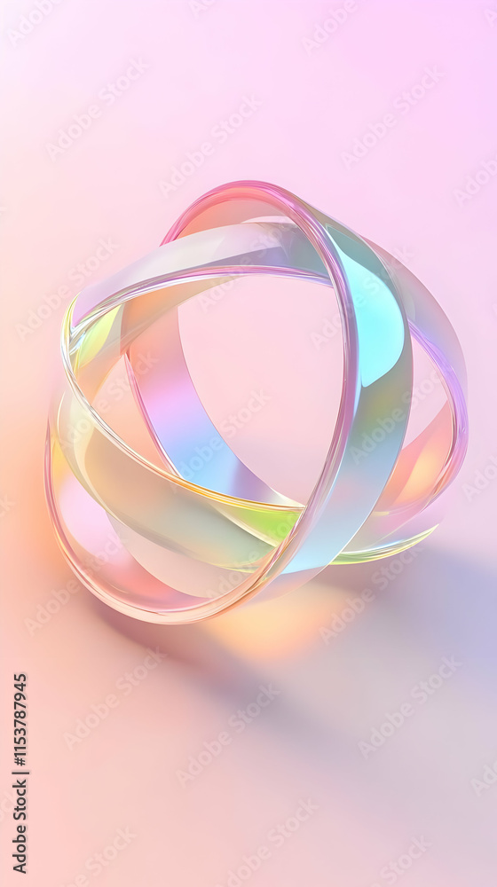 Pastel 3D Abstract Background Pastel 3D Abstract Background