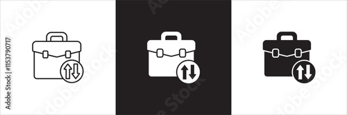 Task icon. Job icon. Icons compatible for checklist, work, document, file, assignment, appointment, to do, list, accounting, business and management.