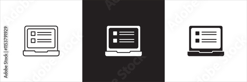 Task icon. Job icon. Icons compatible for checklist, work, document, file, assignment, appointment, to do, list, accounting, business and management.