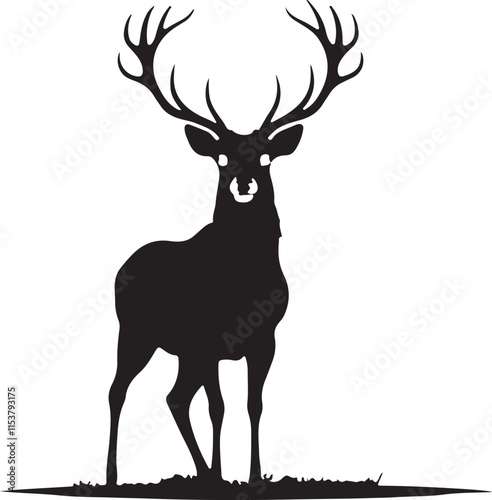 deer silhouette vector