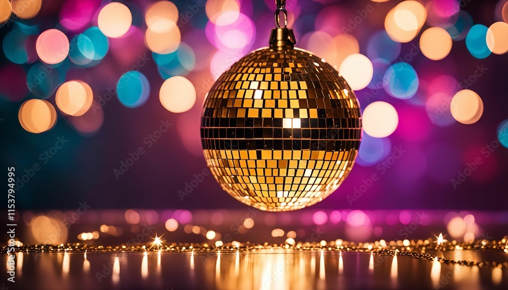 Obraz premium Disco Ball in a Night Club