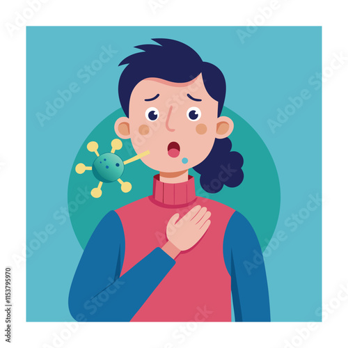 Health problems concept vector illustration