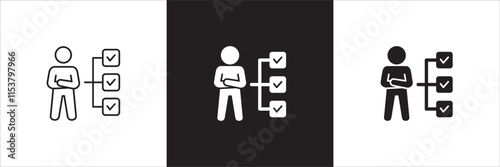 Professional expert icon. Specialist icons. Icon compatible for worker, employee, expertise, competency, mastery, mentor, talent, qualification.