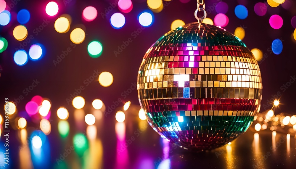 Obraz premium Disco Ball in a Party Atmosphere